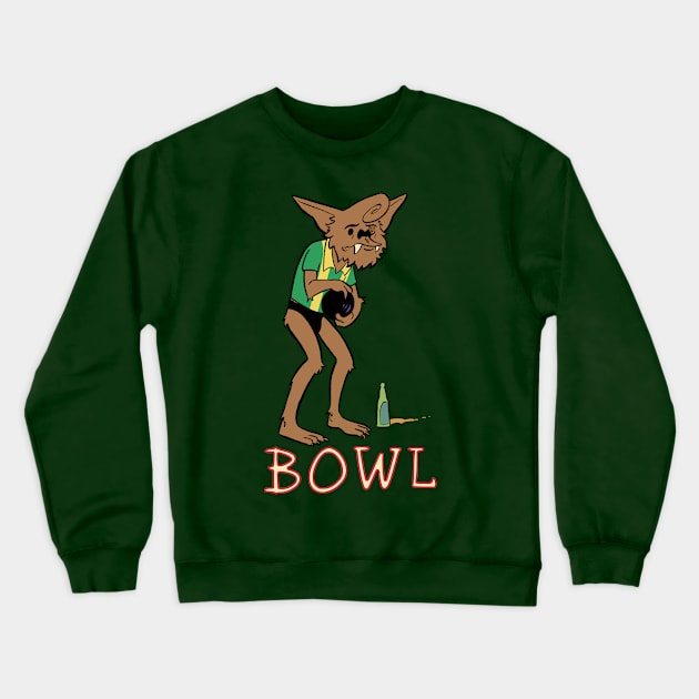 B O W L Crewneck Sweatshirt by Matt Rainwater Designs!